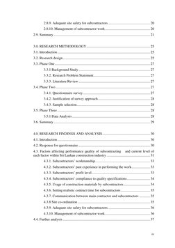 iv 
2.8.9. Adequate site safety for subcontractors ............................................... 20 
2.8.10.