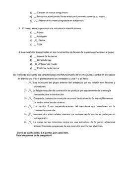 b) __ Carecer de vasos sanguíneos.
c) __ Presentar abundantes fibras elásticas formando parte de su matriz.
d) _X_ Presentar