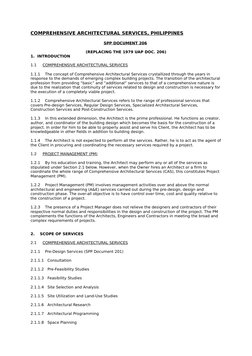 Comprehensive Architectural Services Overview | PDF | Construction ...