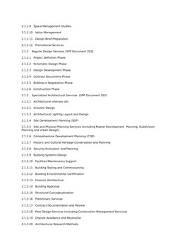 Comprehensive Architectural Services Overview | PDF | Construction ...