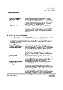 Diesel Sds Shell Shell Diesel Safety Data Sheet 2024 | PDF | Toxicity | Personal ...
