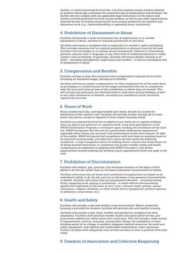Further, if, where permitted by local law, a facility employs young workers (defined
as workers whose age is between the mini