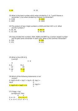 Quantitative Aptitude Test Questions | PDF | Speed | Human Resource ...