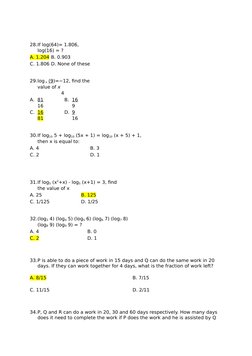Quantitative Aptitude Test Questions | PDF | Speed | Human Resource ...