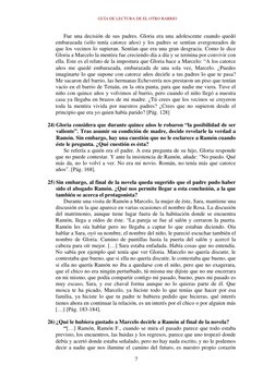 GUÍA DE LECTURA DE EL OTRO BARRIO 
 
7
Fue una decisión de sus padres. Gloria era una adolescente cuando quedó 
embarazada (s