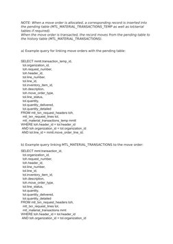 Move Order Process in Oracle Apps R12 | PDF | Table (Database) | Inventory