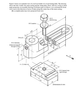 Assembly Drawing Practice Exercises | PDF