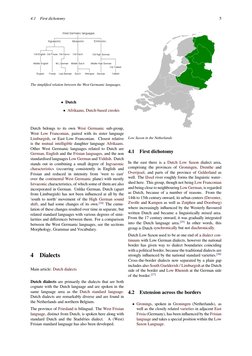 4.1
First dichotomy
5
The simpliﬁed relation between the West Germanic (https://en.wikipedia.org/wiki/West_Germanic_languages