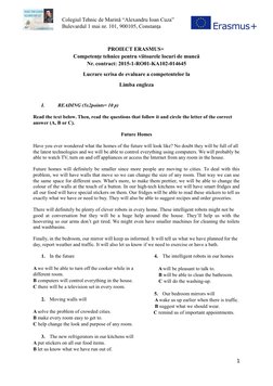 Colegiul Tehnic de Marină “Alexandru Ioan Cuza”
                     Bulevardul 1 mai nr. 101, 900105, C