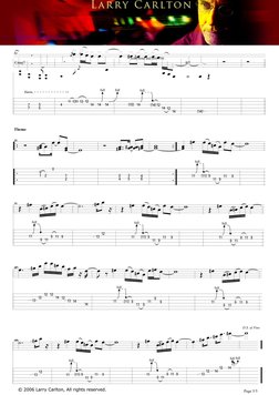 LARRY CARLTON BEST パート譜 LARRY CARLTON BEST パート譜 LARRY CARLTON BEST パート譜