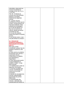 Faltas na Prova Prática do DETRAN Categoria A | PDF | Tráfego ...
