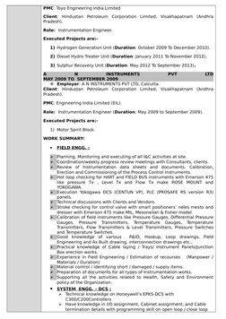 PMC: Toyo Engineering India Limited 
Client:  Hindustan  Petroleum  Corporation  Limited,  Visakhapatnam  (Andhra
Pradesh).
R