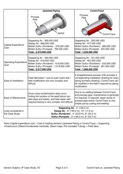 ControTrace vs. Jacketed Piping Analysis | PDF | Pipe (Fluid Conveyance ...