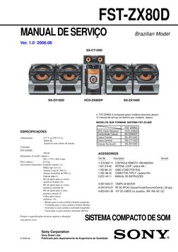 Sony FST-ZX80D (BR) | PDF | Vídeo | Disco compacto (CD)