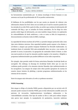 Asignatura
Datos del alumno
Fecha
Seguridad en
Aplicaciones Online
y Bases de Datos
Apellidos: OMAR JOSE
 3 de abril 2016
Nom