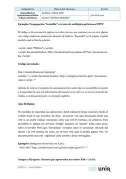 Asignatura
Datos del alumno
Fecha
Seguridad en
Aplicaciones Online
y Bases de Datos
Apellidos: OMAR JOSE
 3 de abril 2016
Nom