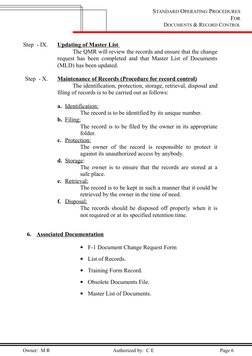SOP for Document Control Procedures | PDF | Quality Management System ...