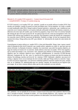 Nota
En el ejemplo realizado podemos observar que scanme.nmap.org  esta  ubicado  en  la  direccion  IP
45.33.32.156 , Tambie