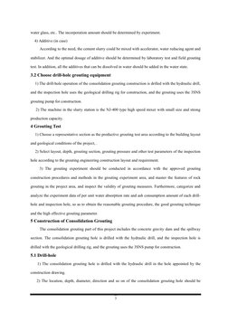 Method Statement for Consolidation Grouting | PDF | Concrete | Safety