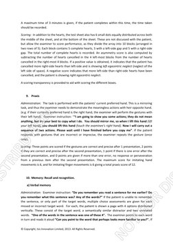 OCS Manual Cognitive Screen | PDF | Multiple Choice | Test (Assessment)