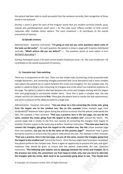OCS Manual Cognitive Screen | PDF | Multiple Choice | Test (Assessment)