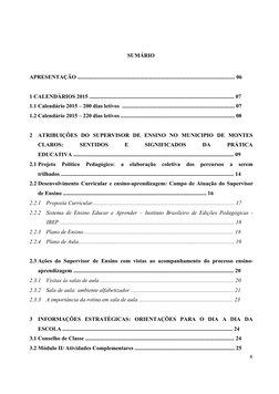 4
SUMÁRIO
APRESENTAÇÃO ......................................................................................................