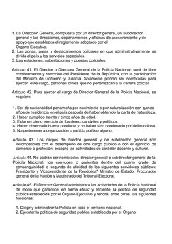 1. La Dirección General, compuesta por un director general, un subdirector 
general y las direcciones, departamentos y ofic