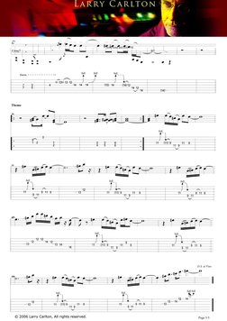 LARRY CARLTON BEST パート譜 Fretprints: Larry Carlton – Vintage Guitar® magazine