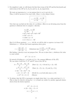 AP and GP Properties and Formulas | PDF | Sequence | Summation