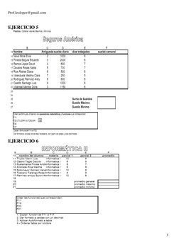 Prof.leolopez@gmail.com 
 
3 
 
 
EJERCICIO 5 
 
EJERCICIO 6 
 
