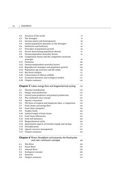 4.2
Savannas of the world
75
4.3
The Serengeti
78
4.4
Savanna plants and heterogeneity
80
4.5
Animal population dynamics in t
