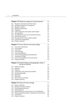 Chapter 10 Mangroves, seagrasses and decomposition
299
10.1
Mangroves of Australia and New Guinea
301
10.2
Ecological adaptat