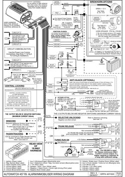 Autowatch 446RLI Wiring Guide | PDF | Switch | Ignition System