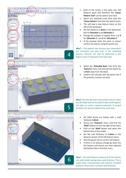 3D Lego Brick Modeling in SolidWorks | PDF | Extrusion | Brick