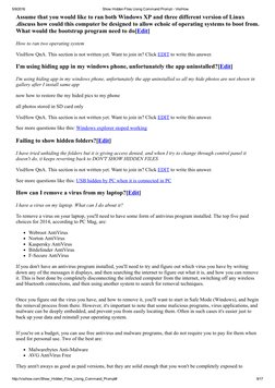 5/9/2016
Show Hidden Files Using Command Prompt ­ VisiHow
http://visihow.com/Show_Hidden_Files_Using_Command_Prompt#
9/17
Ass