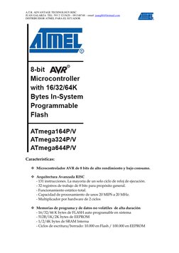 A.T.R. ADVANTAGE TECHNOLOGY RISC 
JUAN GALARZA  TEL: 593 2 3215620 – 091348748 – email: juang86@hotmail.com 
DISTRIBUIDOR ATM
