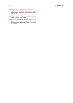 4
8
REFERENCES
[8] Attenborough, F. (2014) Rape is rape (except when it’s (https://benjamins.com/#catalog/journals/jlac.2.2.0
