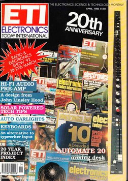 Electronics Today International April 1992 | PDF | Liquid Crystal