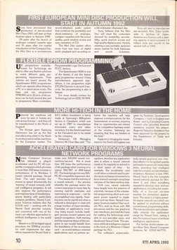 Electronics Today International April 1992 | PDF | Liquid Crystal