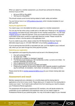Ice Assessment.pdf ICE Member Assessment Guidance | PDF | Diploma | Academic Degree