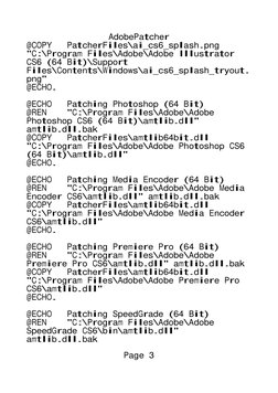 Adobe CS6 Patcher Script Guide | PDF | Adobe Illustrator | Adobe In Design