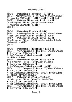 Adobe CS6 Patcher Script Guide | PDF | Adobe Illustrator | Adobe In Design