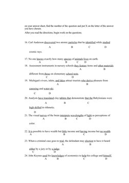 Practice TOEFL 3 | PDF | Phrase | Nature