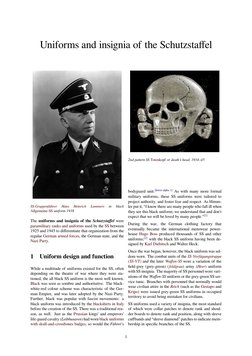SS Uniforms and Insignia Overview | PDF | Schutzstaffel | Anti Communism