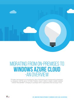 (http://suyati.com/)WP_Migrating from On-Premises to Windows Azure Cloud- An Overview
Migrating from On-Premises to
Windows