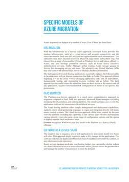 (http://suyati.com/)With the Infrastructure as a Service (IaaS) approach, Microsoft Azure provides the 
runtime infrastructu