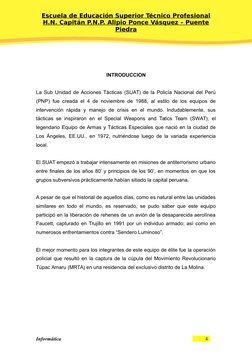 Suat Funciones y Origen del SUAT PNP | PDF | Policía | Francotirador