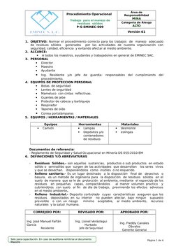 Sólo para capacitación. En caso de auditoria remitirse al documento 
Maestro
    
  
Procedimiento Operacional  
Trabajo  par