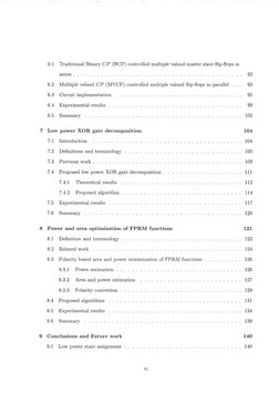 6.1 
Traditional Binary CP (BCP) controlled multiple valued master slave flip-flops in 
series. . . . . . . . . . . . . . . .