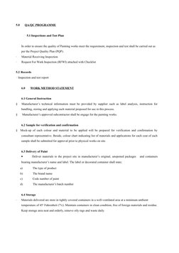 Painting Work Method Statement | PDF | Paint | Personal Protective ...